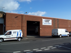 Aarons Autos car and van garage in Derby