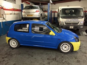 Clio Cup Race car