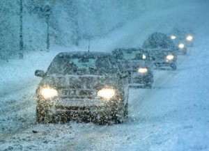 Aarons Autos snow driving