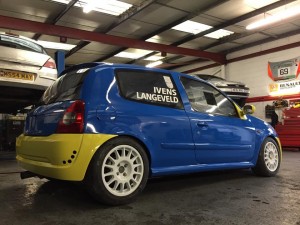 Aarons Autos Clio Cup Race Car